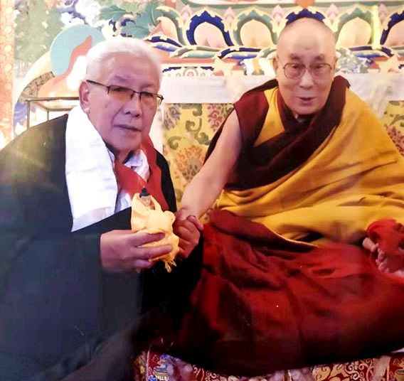 Dalai Lama with Bodyguard